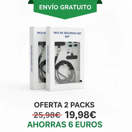 OFERTA DUO PACK LLEVATE DOS Y AHORRATE 6 EUROS , DOS PACK DE SEGURIDAD 360 
