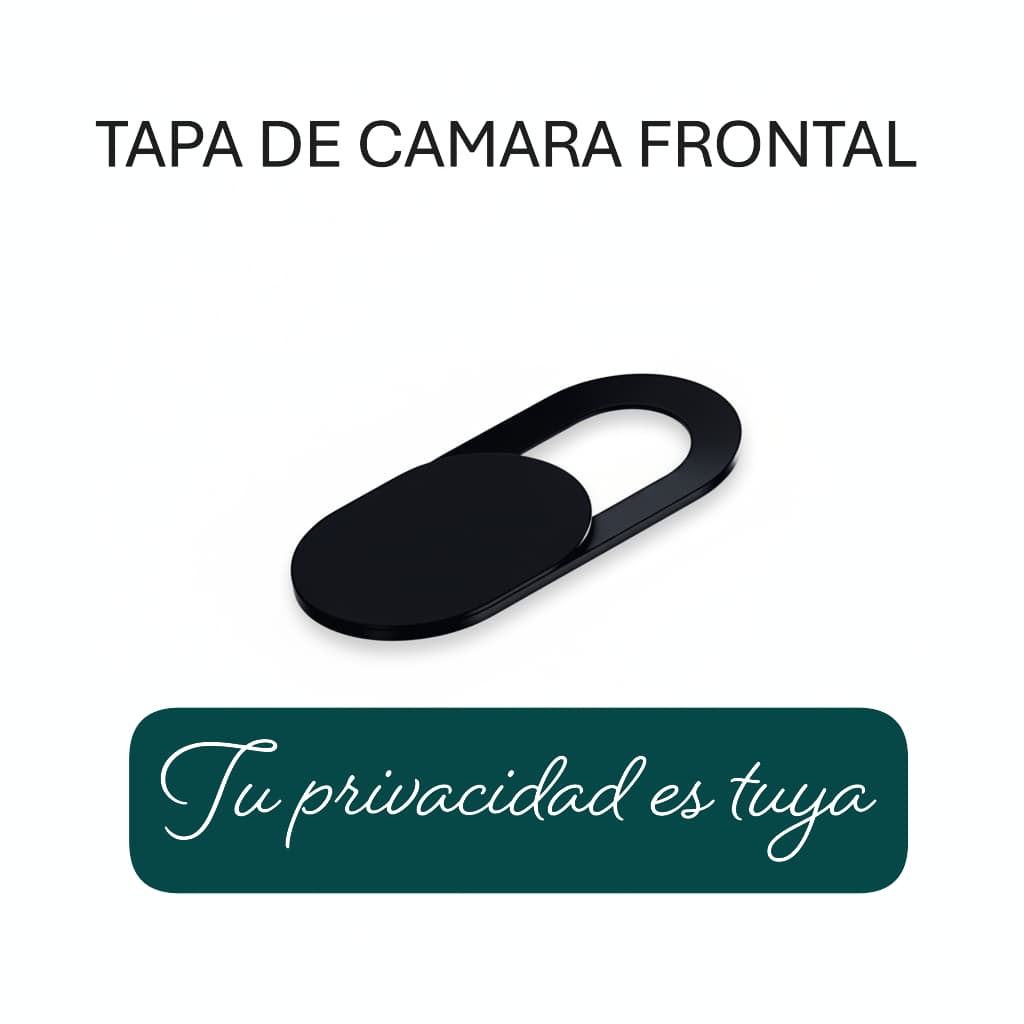 Tapa de cámara frontal negra para evitar miradas indiscretas para smartphone android , portatil , tablet